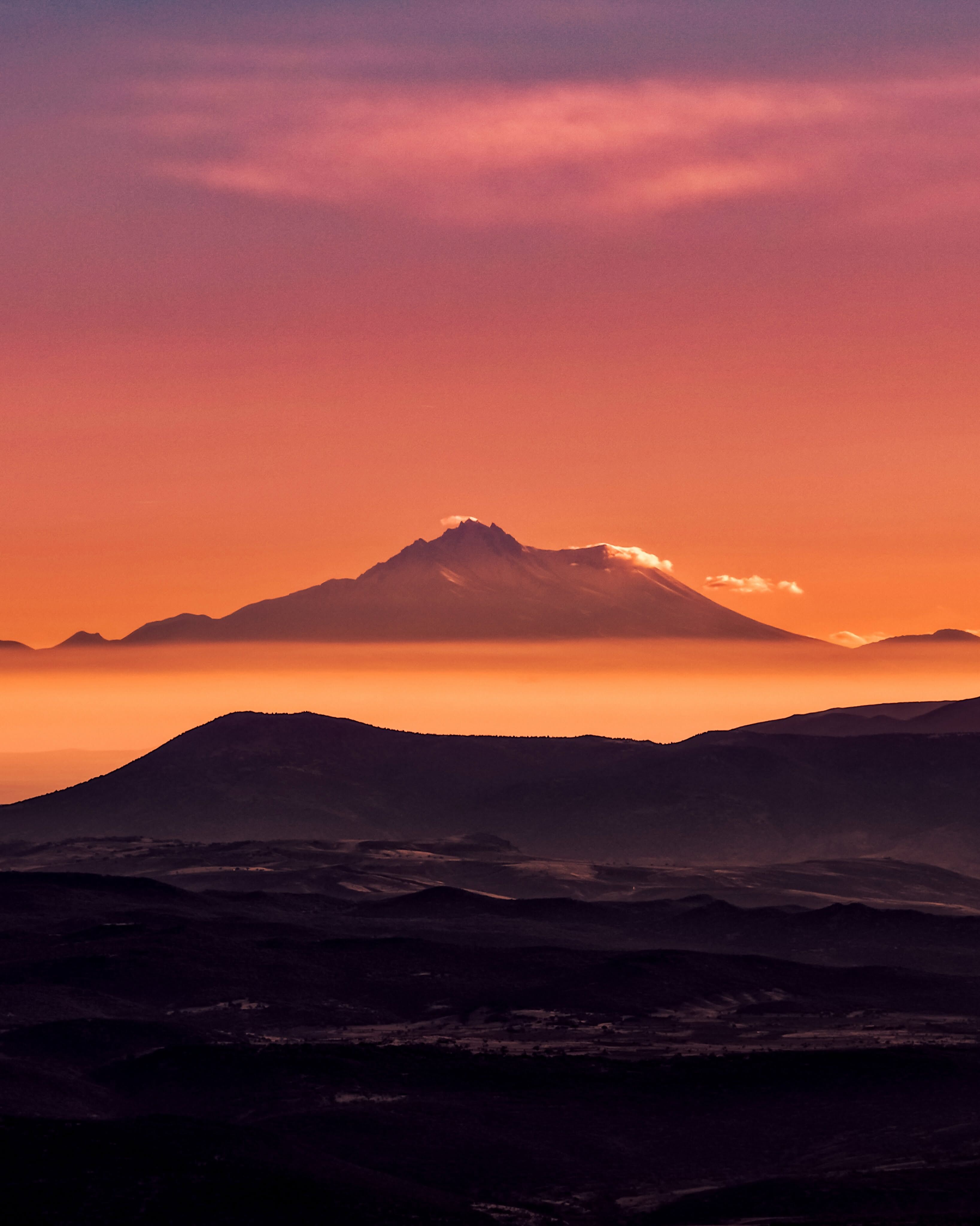 Hasandağı'ndan Erciyes'e Nefes Kesen Manzara