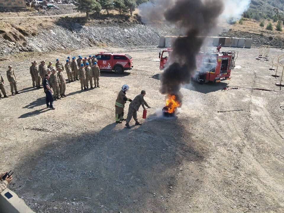 Hatay Antakya’da Mehmetçiğe Yangın Eğitimi Verildi2