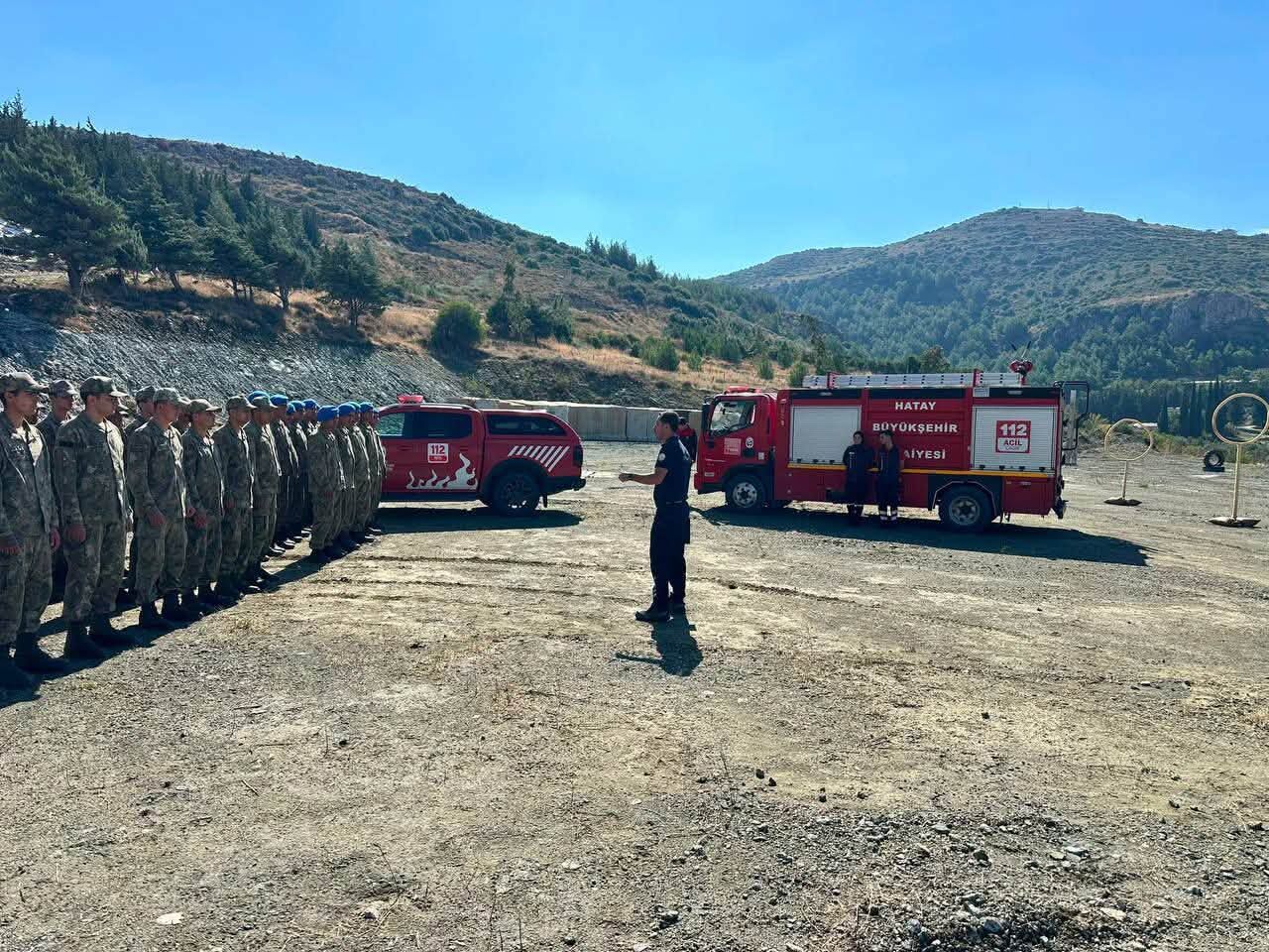 Hatay Antakya’da Mehmetçiğe Yangın Eğitimi Verildi4