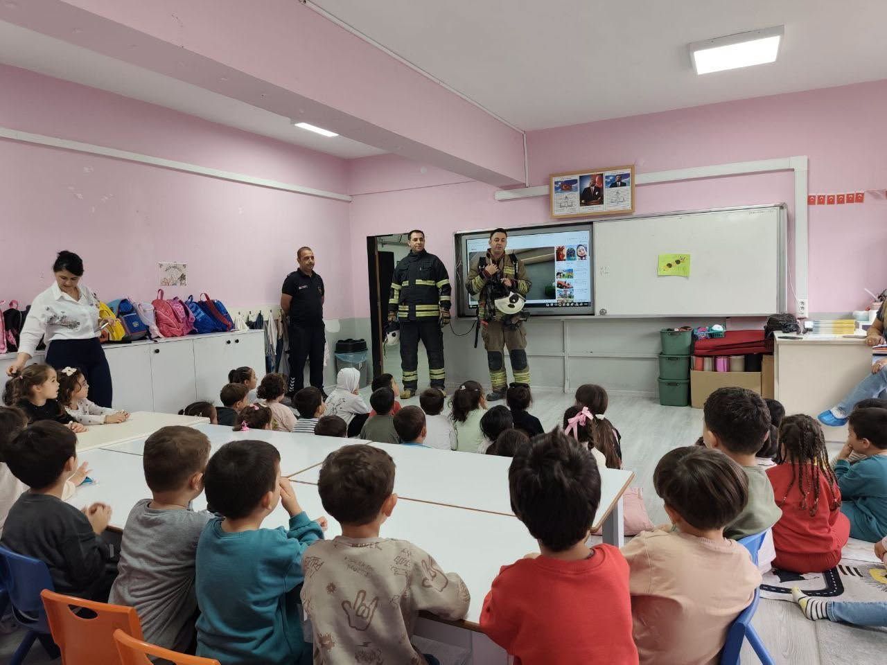 Hatay İtfaiyesi İskenderun’da Miniklere Eğitim Verdi2