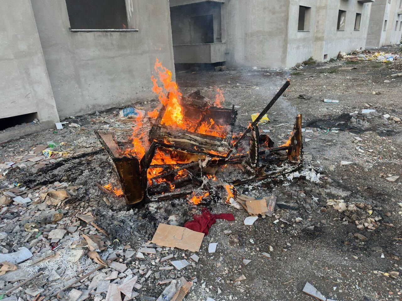 Hatay’da 5 İlçede Çıkan Yangınlara İtfaiye Müdahalesi2