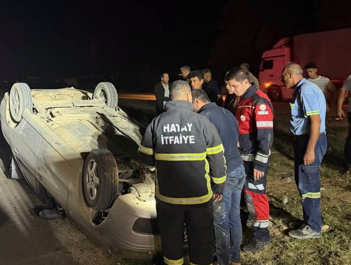 Hatay’da Kırıkhan Reyhanlı Yolunda Kaza 2 Yaralı3