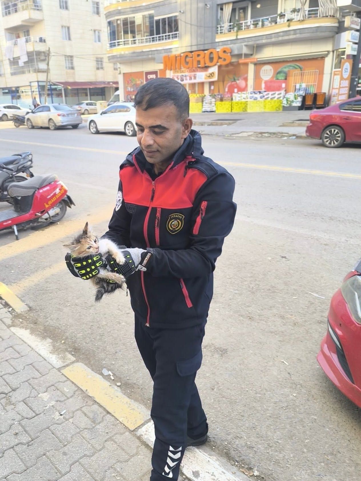 Hatay’da Mahsur Kalan Hayvanları İtfaiye Kurtardı3