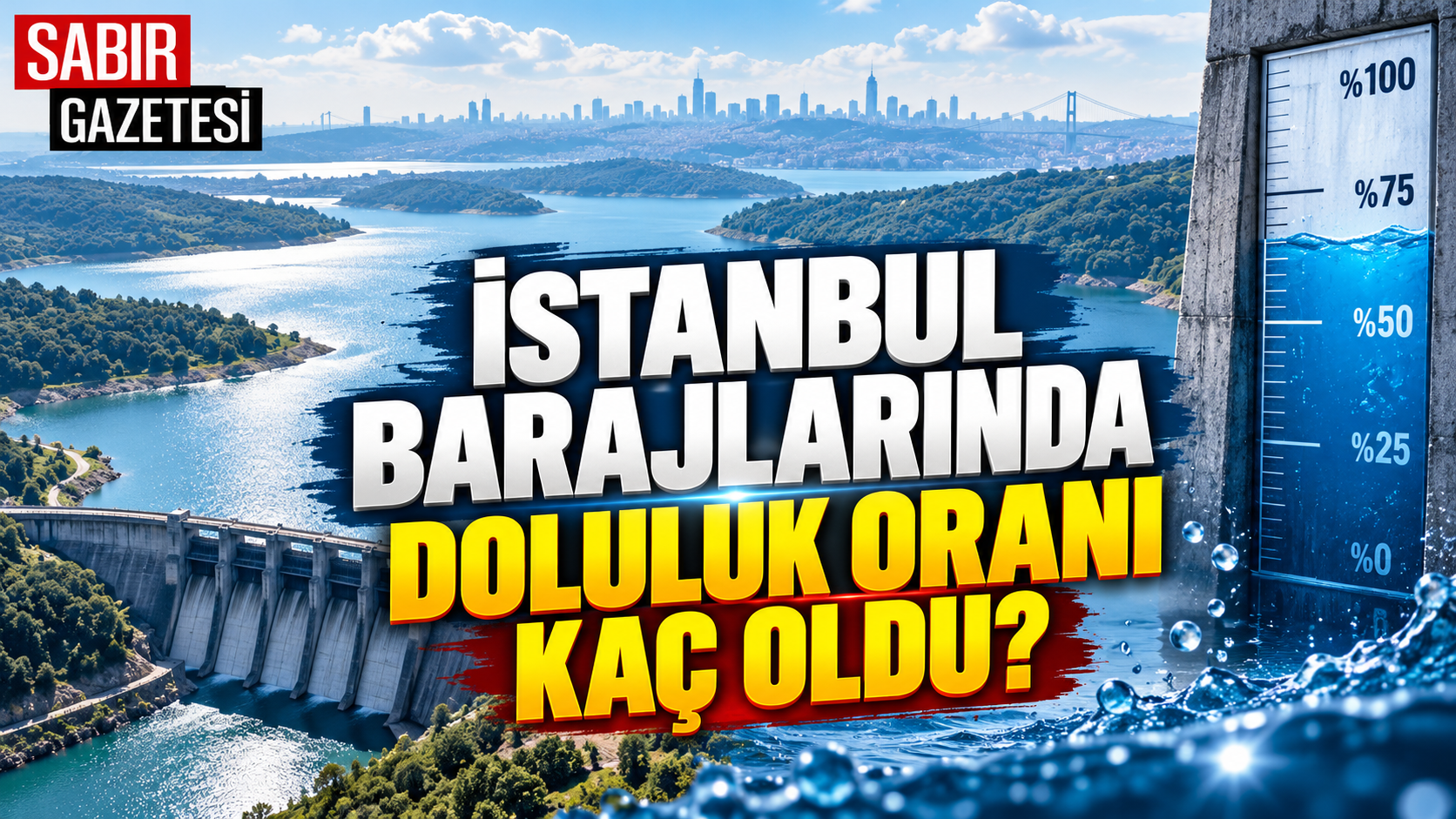 İstanbul’da Baraj Doluluk Oranı Yüzde Kaç Oldu?