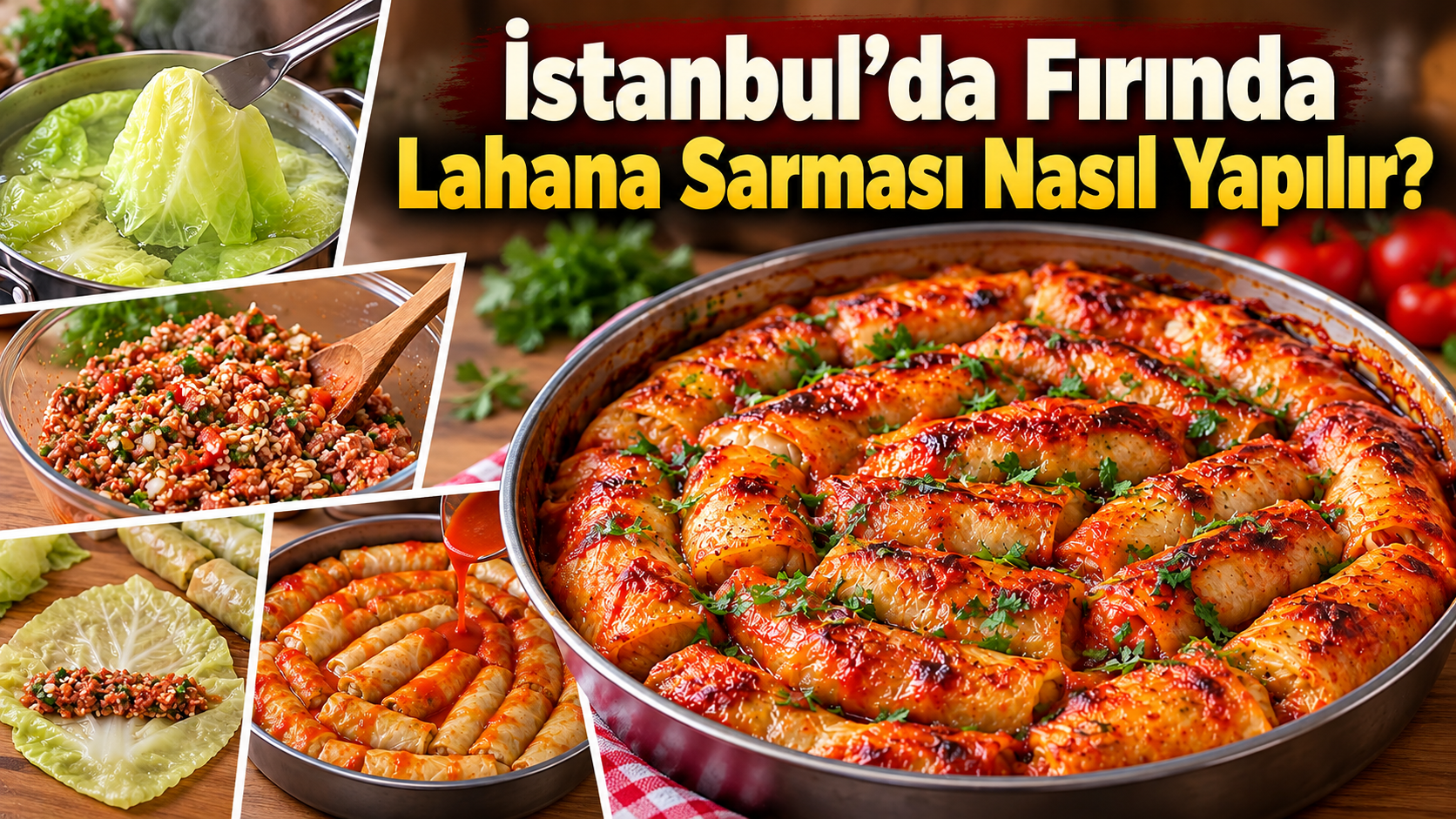 İstanbul’da Fırında Lahana Sarması Nasıl Yapılır?