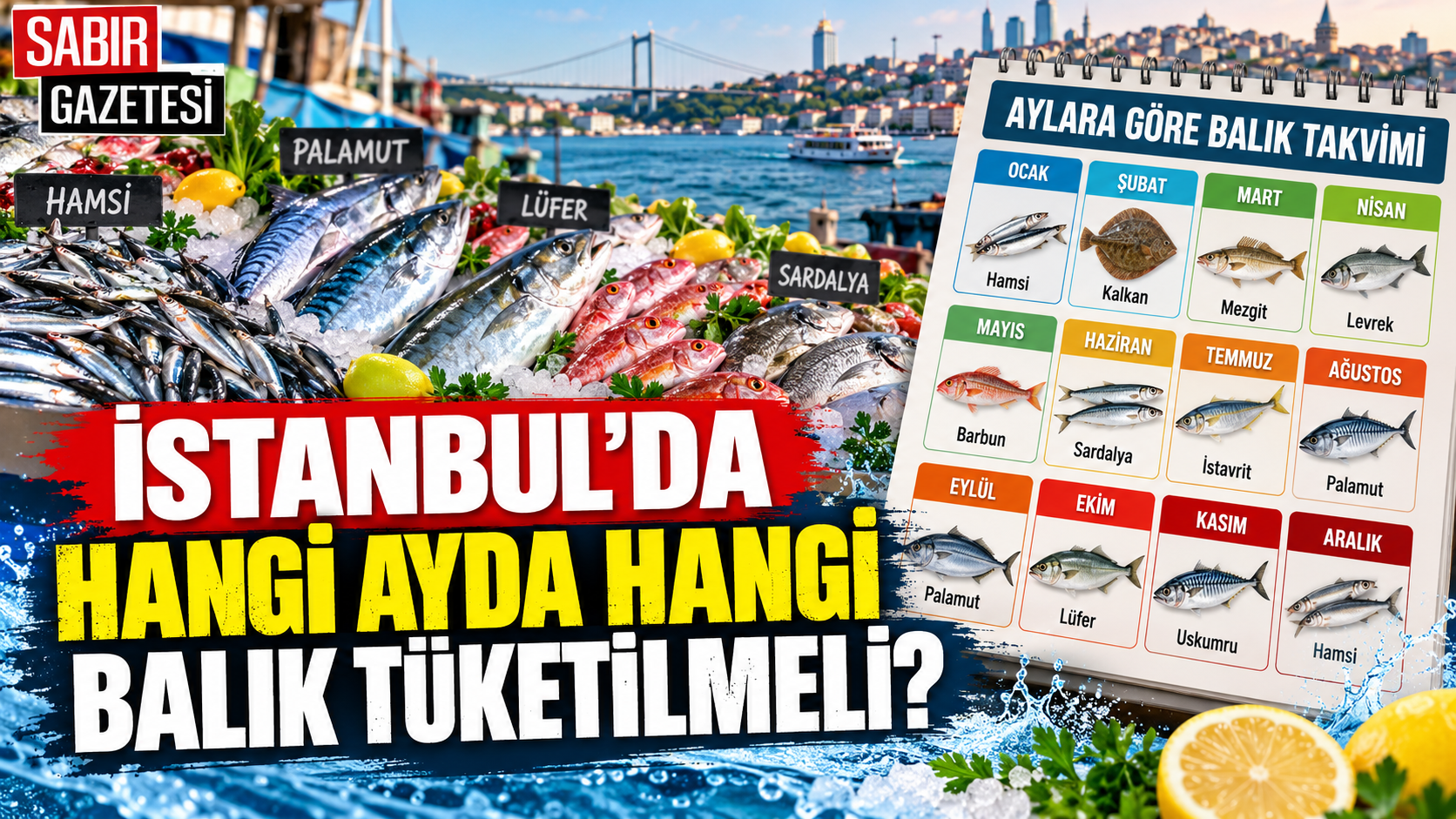 İstanbul'da Hangi Ayda Hangi Balık Tüketilmeli?