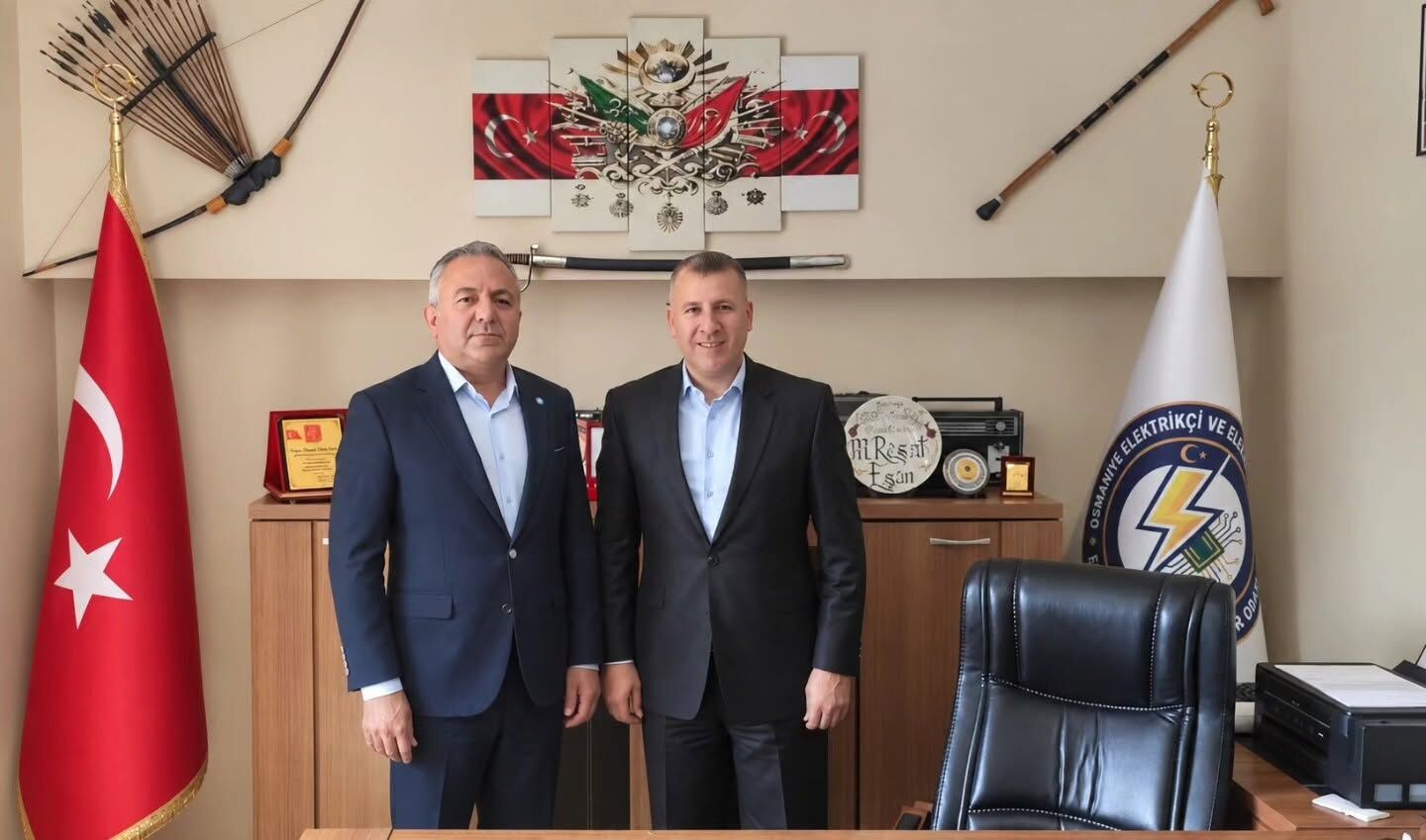 İyi̇ Parti Osmaniye’den Esnaf Odasına Ziyaret (2)