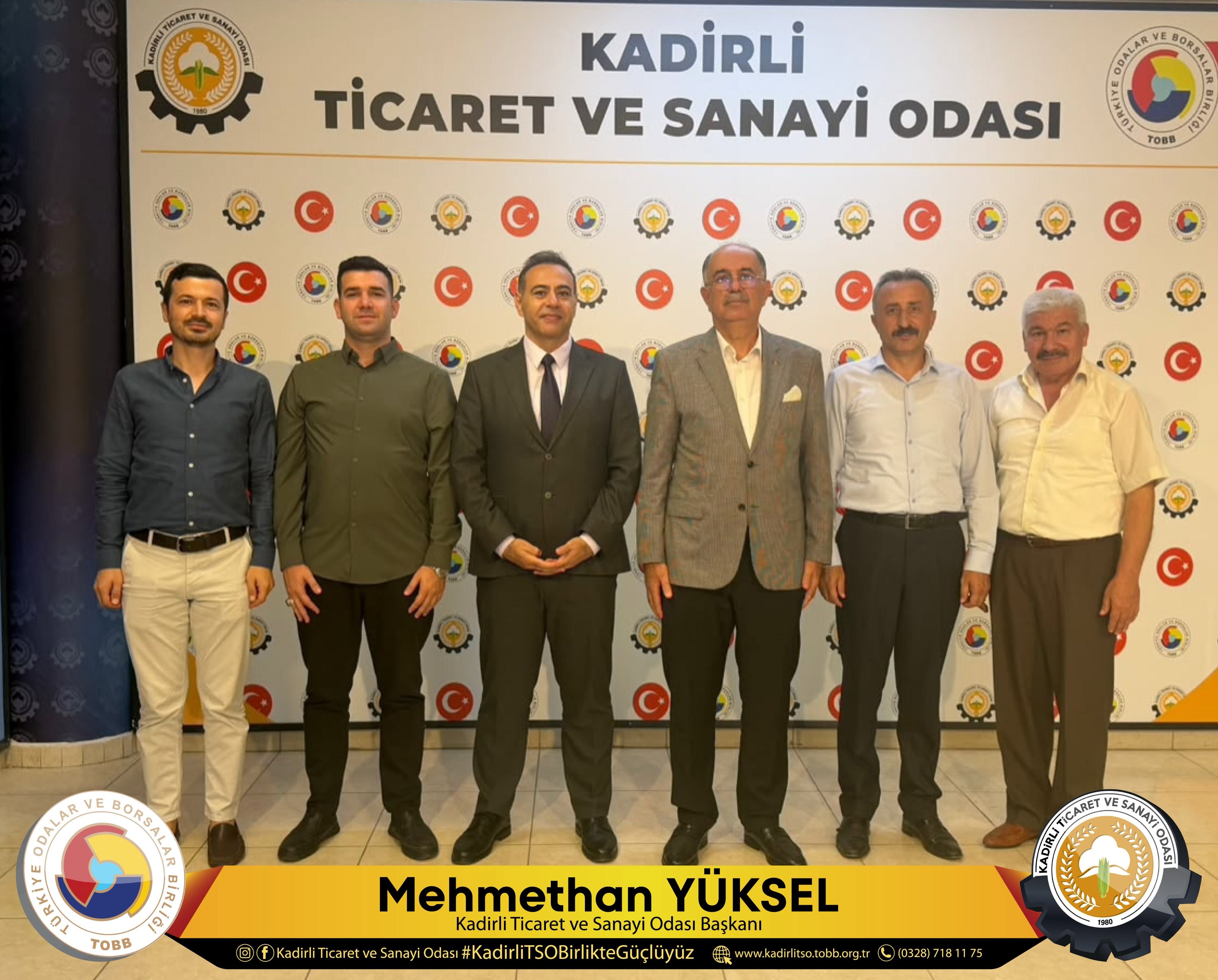 Kadirli'de Müdür Dağlı'dan Mehmethan Yüksel'e Ziyaret1