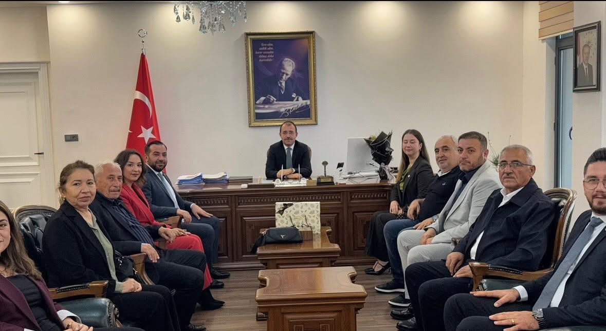 Kadirli'de Seçkin Tekdemir'den Kaymakam Dolu'ya Ziyaret2