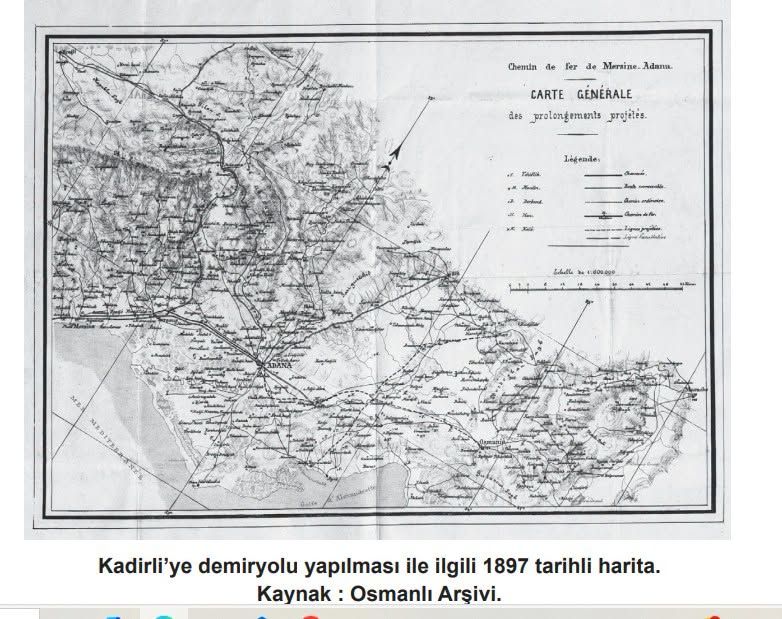 Kadirli’ye Demiryolu İçin 1897’Den Gelen Proje-1