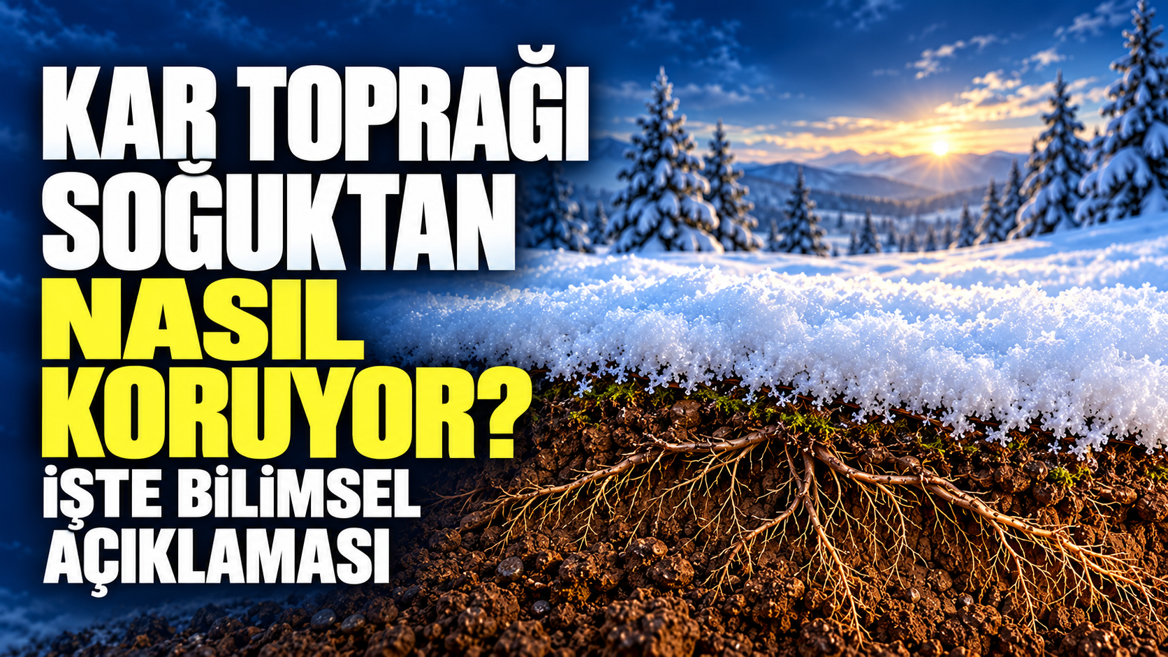 Kar Toprağı Soğuktan Nasıl Koruyor? İşte Bilimsel Açıklaması