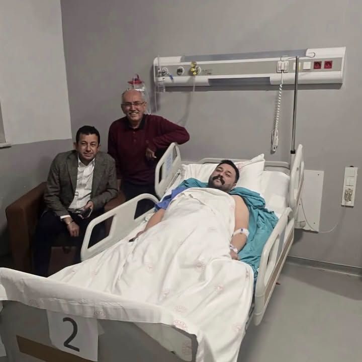 Mhp Bahçe İlçe Başkanı Ahmet Kılıç’a Geçmiş Olsun Ziyareti 1