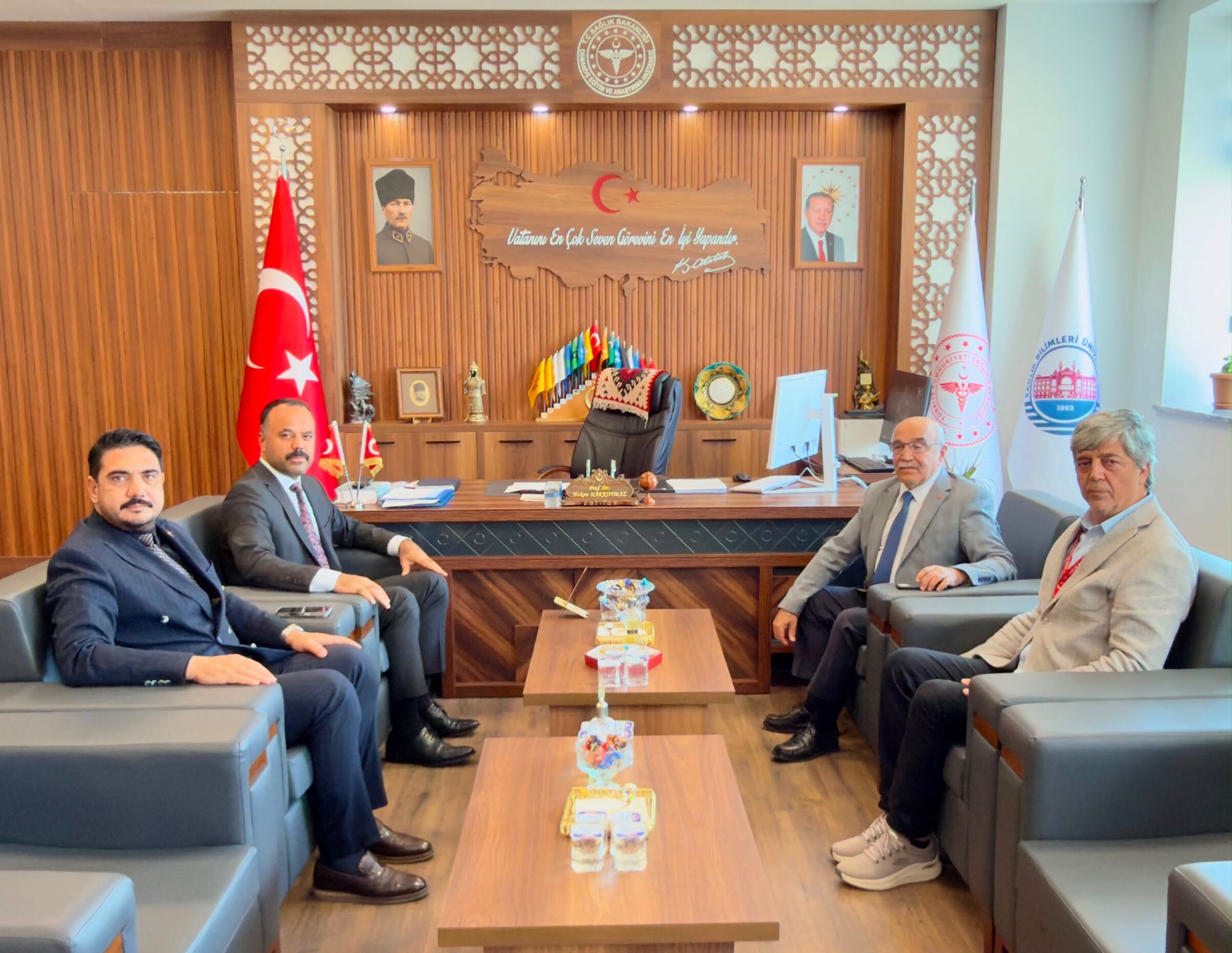 Mhp Osmaniye İl Başkanı Çomu’dan Başhekime Ziyaret2