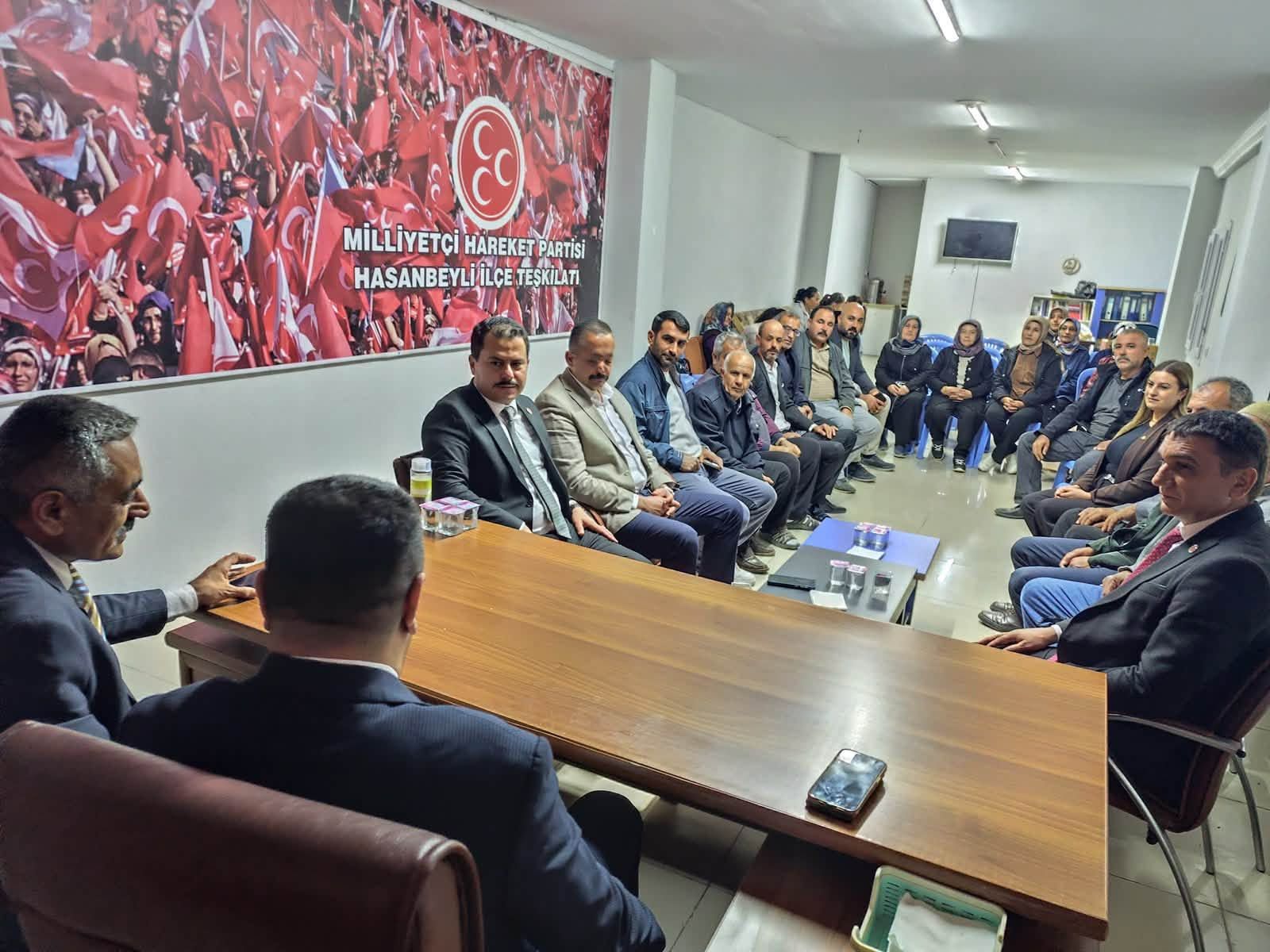 Mhp Osmaniye Yönetimi Hasanbeyli'de Bir Araya Geldi2