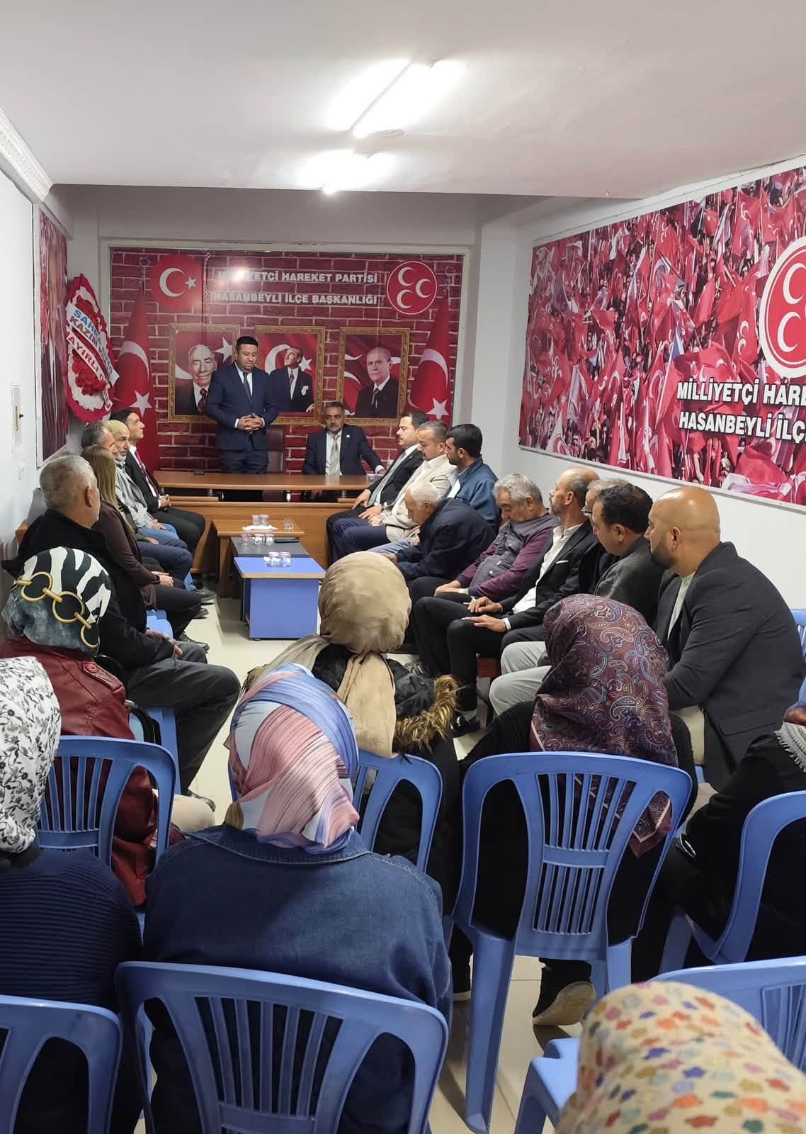 Mhp Osmaniye Yönetimi Hasanbeyli'de Bir Araya Geldi3