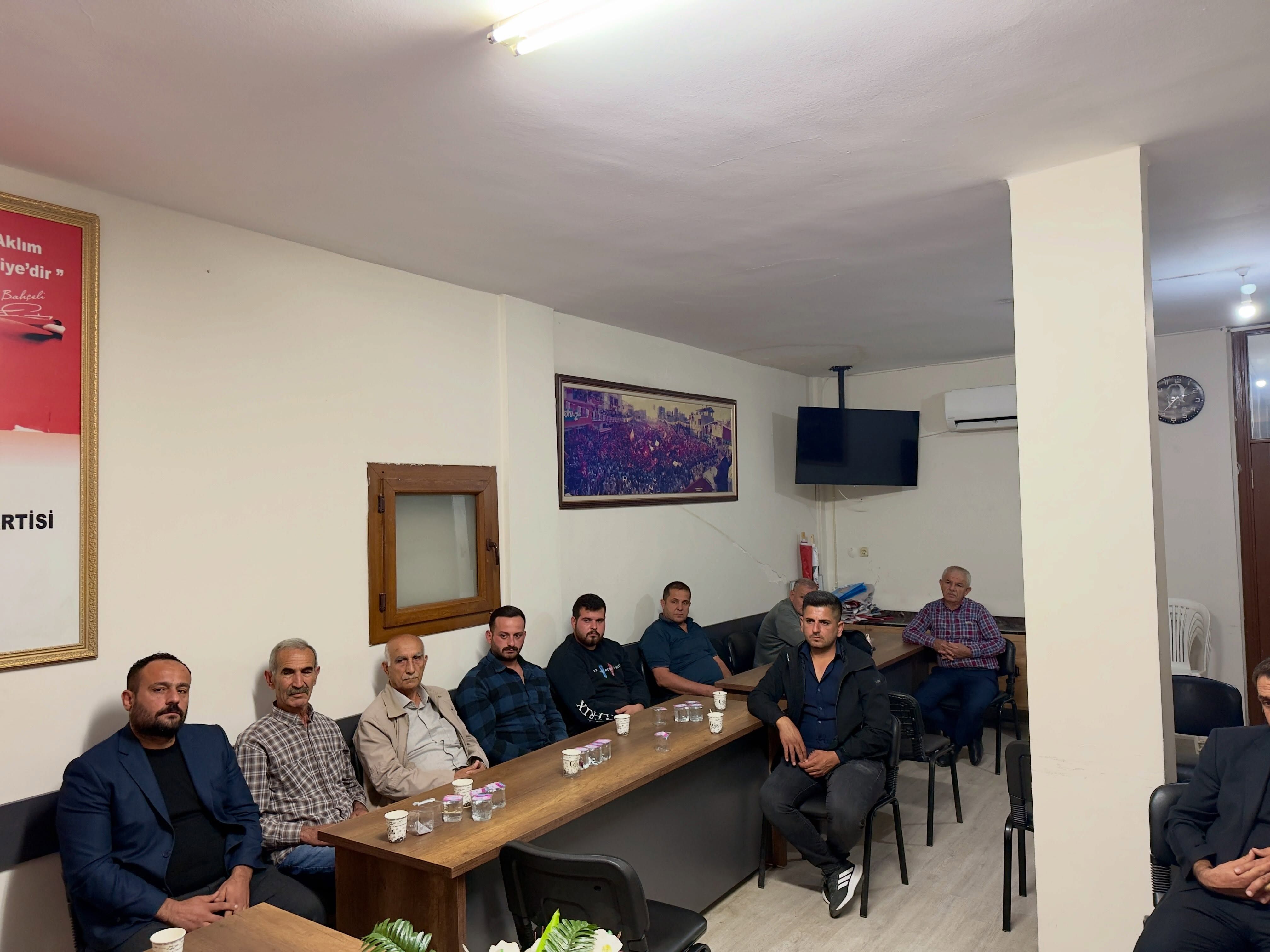 Mhp Osmaniye’de Mahalle Başkanlarıyla İstişare2