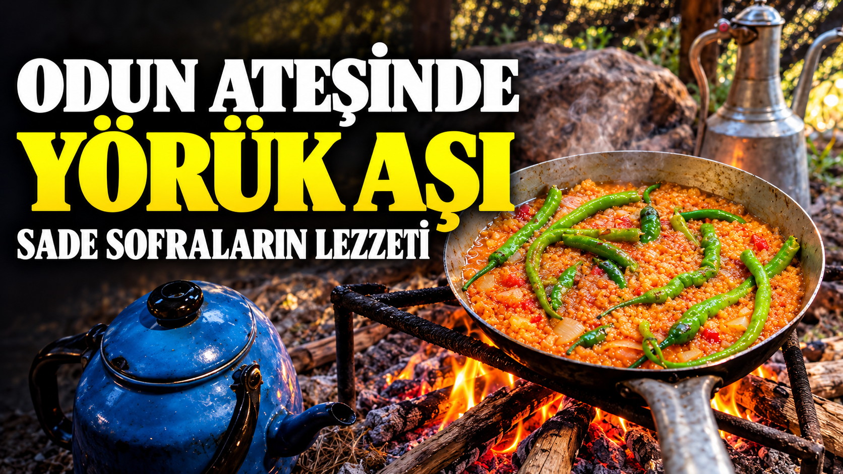 Odun Ateşinde Yörük Aşı: Sade Sofraların Lezzeti