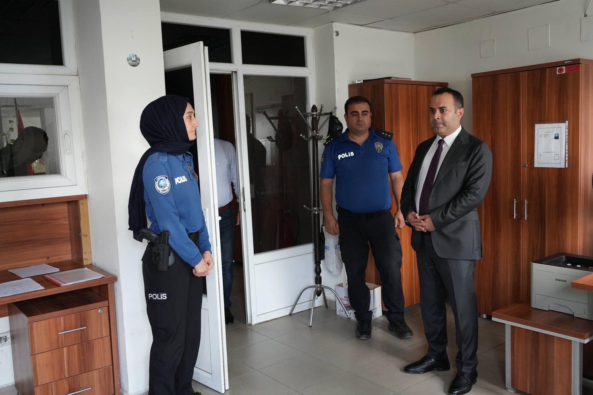 Osmaniye Bahçe’de Kaymakam Çelik’ten Güvenlik Ziyareti3