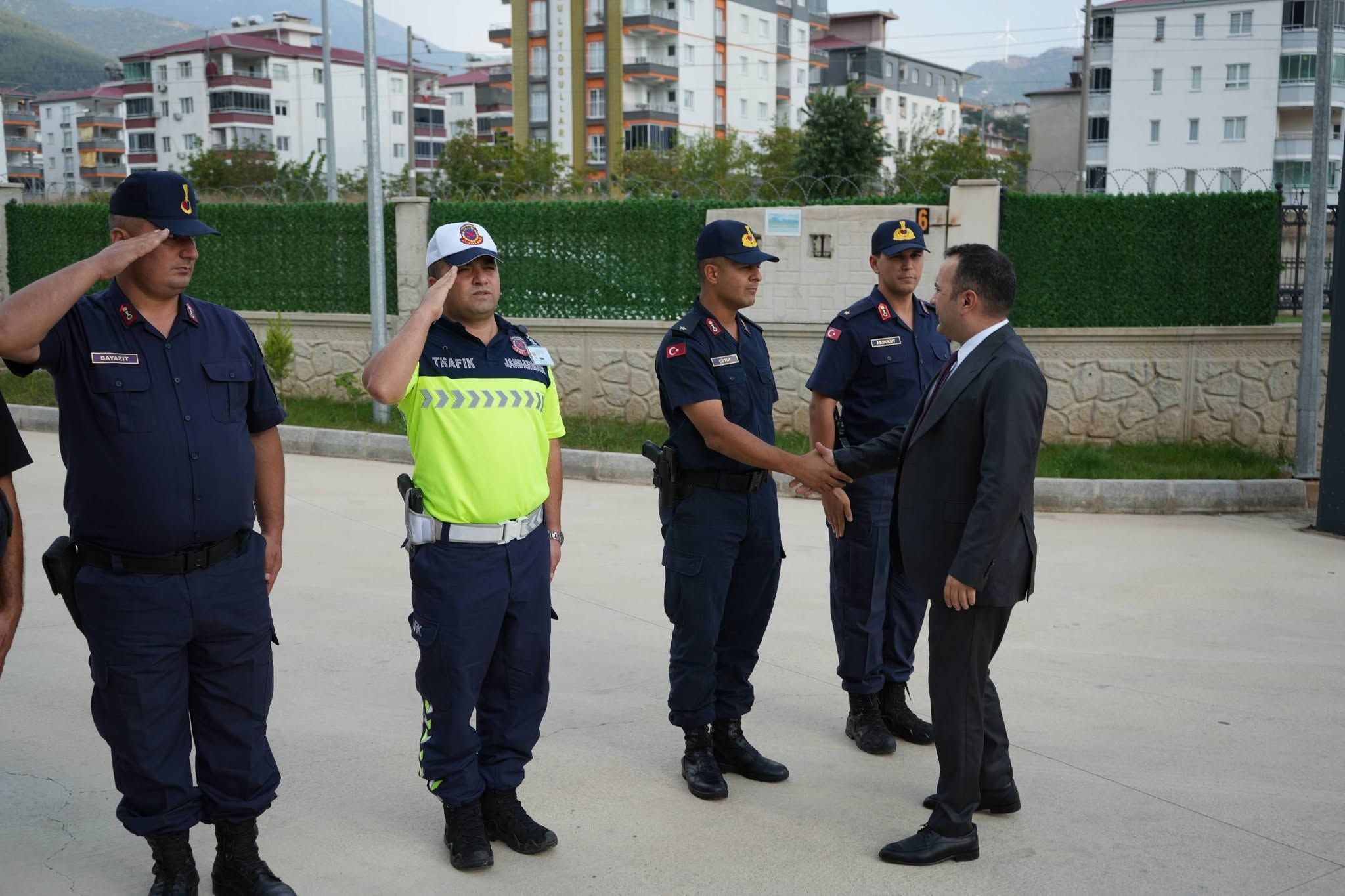 Osmaniye Bahçe’de Kaymakam Çelik’ten Güvenlik Ziyareti6