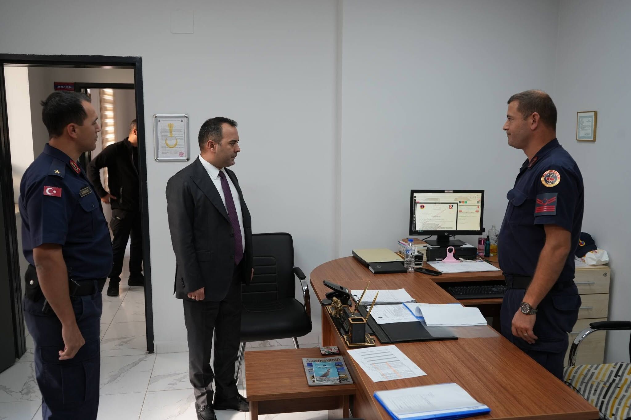 Osmaniye Bahçe’de Kaymakam Çelik’ten Güvenlik Ziyareti7