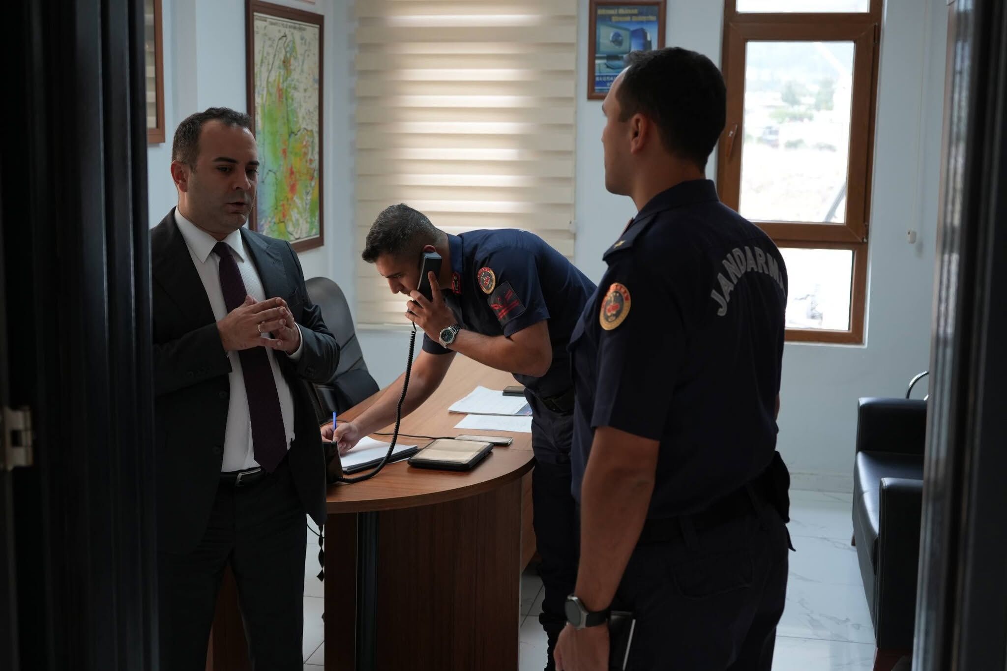 Osmaniye Bahçe’de Kaymakam Çelik’ten Güvenlik Ziyareti8