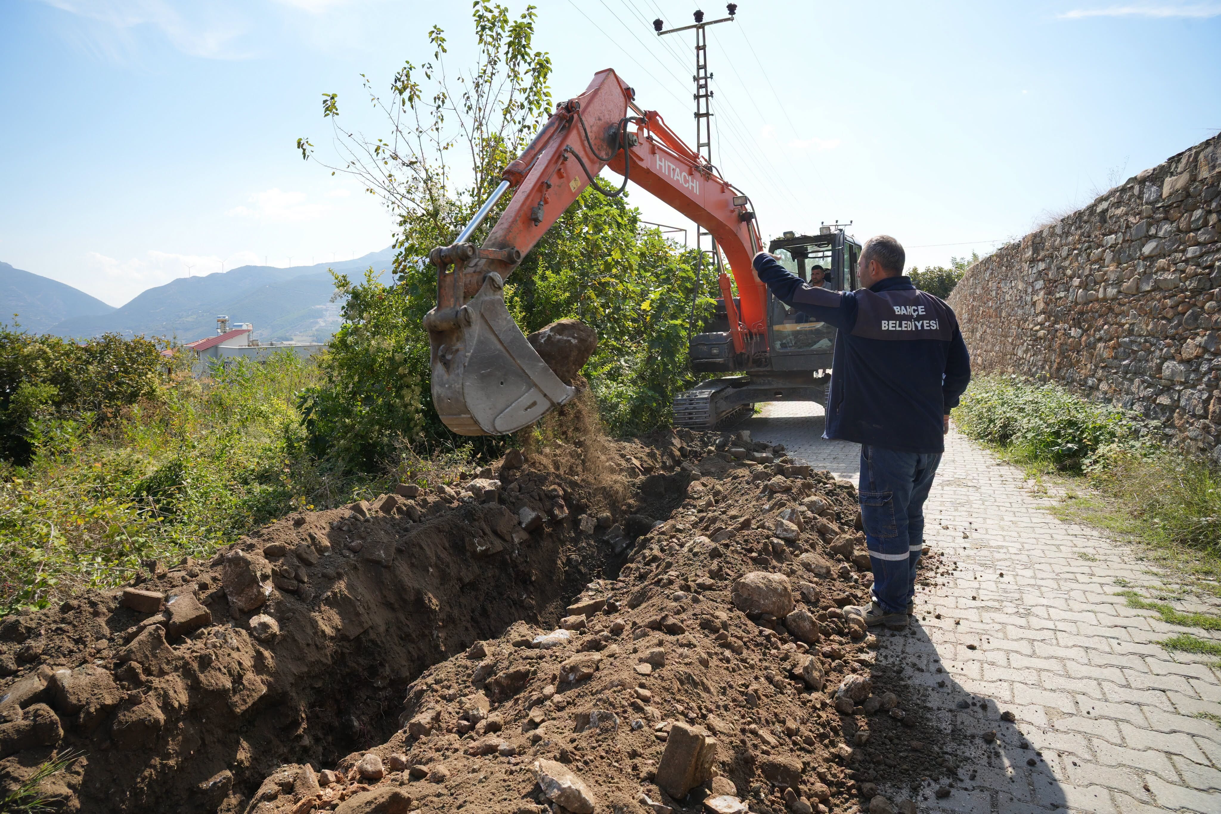 Osmaniye Bahçe’de Su Hattında İkinci Etap Başladı6