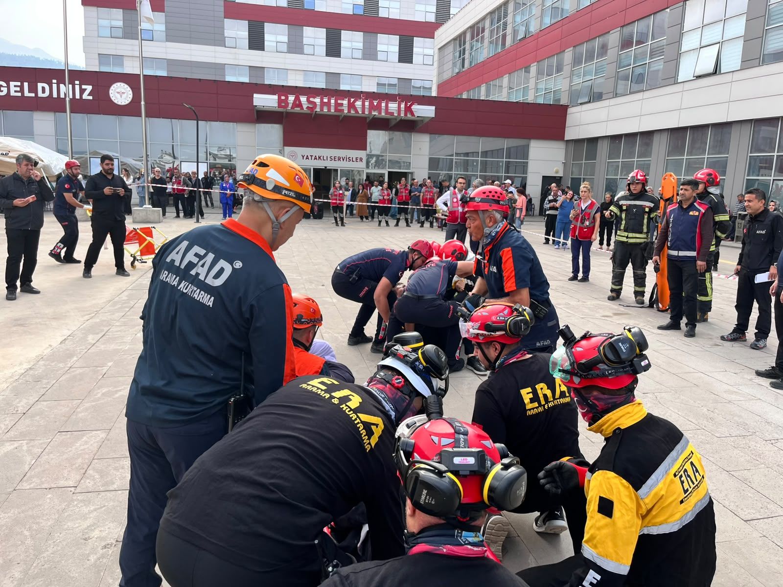 Osmaniye Eğitim Ve Araştırma Hastanesi'nde Büyük Tatbikat (11)