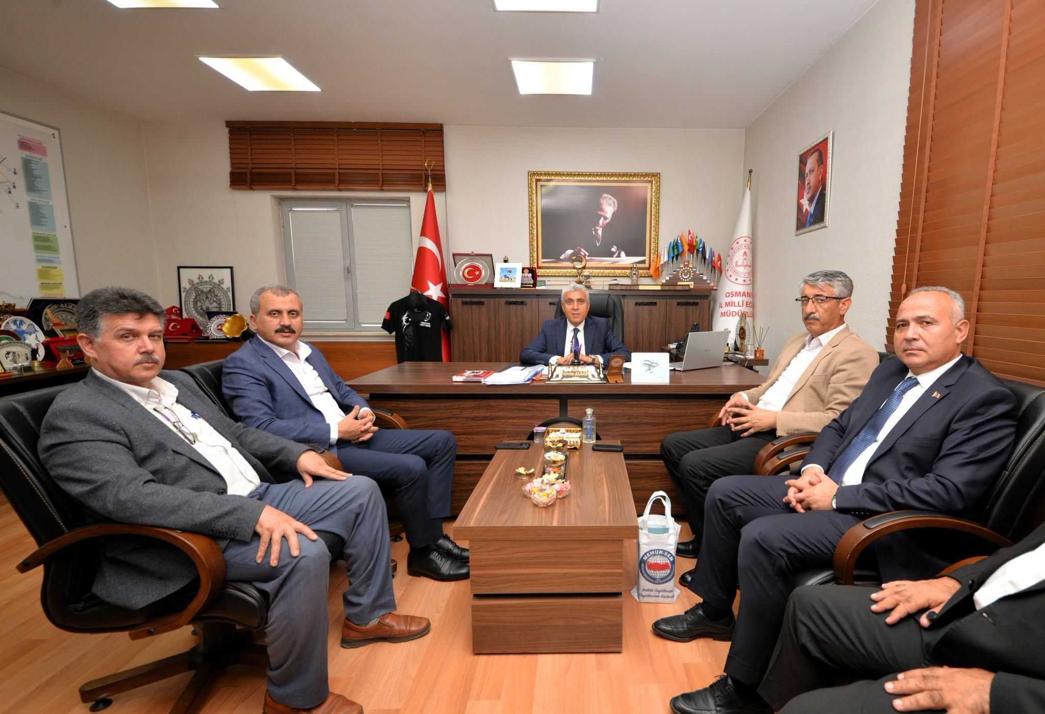 Osmaniye İl Müdürü Albak'a Eğitim Bir Sen Ziyareti