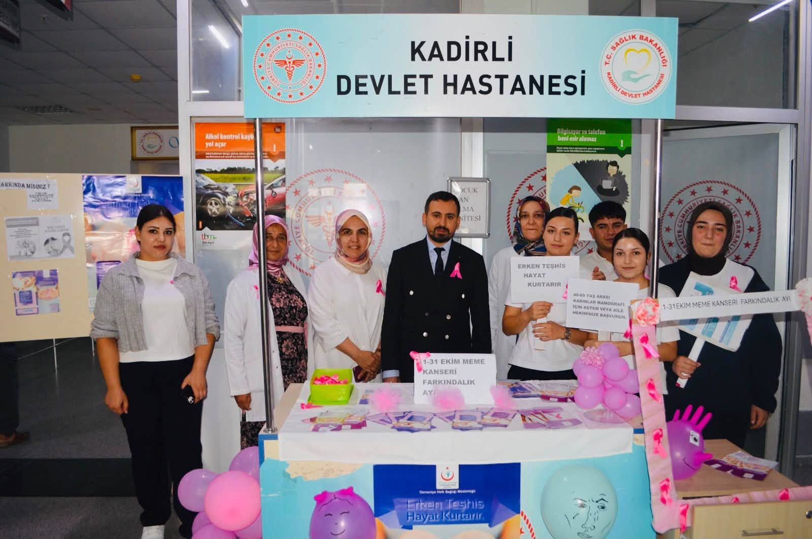 Osmaniye Kadirli Devlet Hastanesi’nde Kanser Farkındalığı1