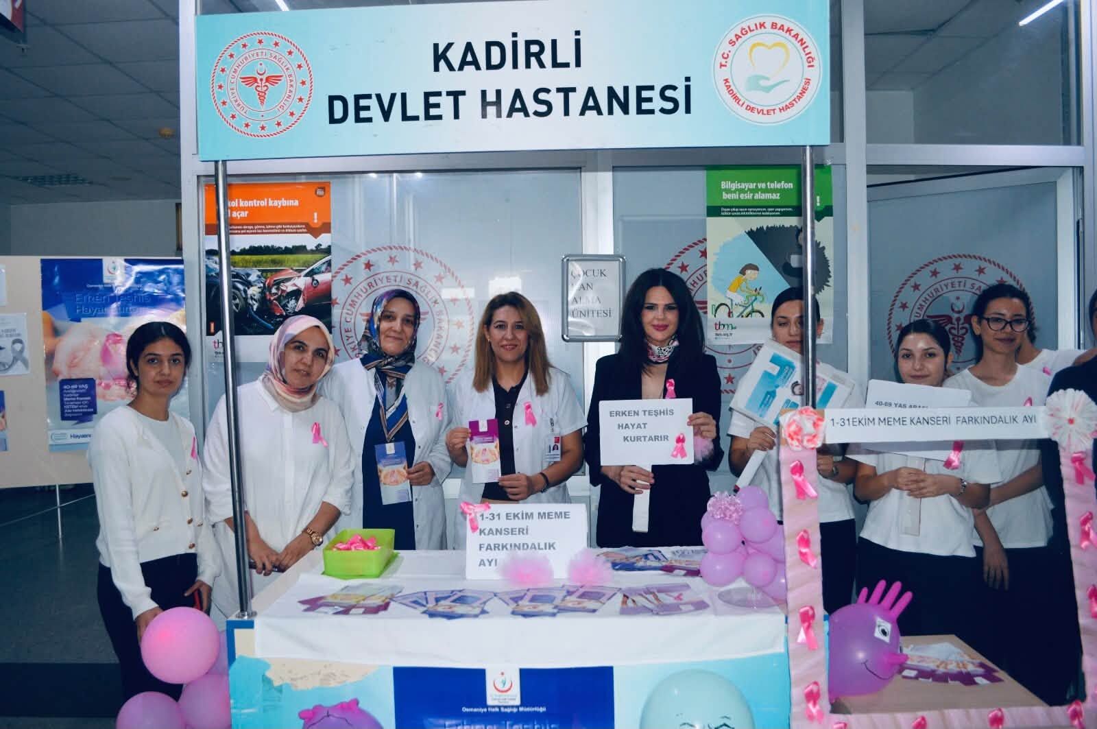 Osmaniye Kadirli Devlet Hastanesi’nde Kanser Farkındalığı2