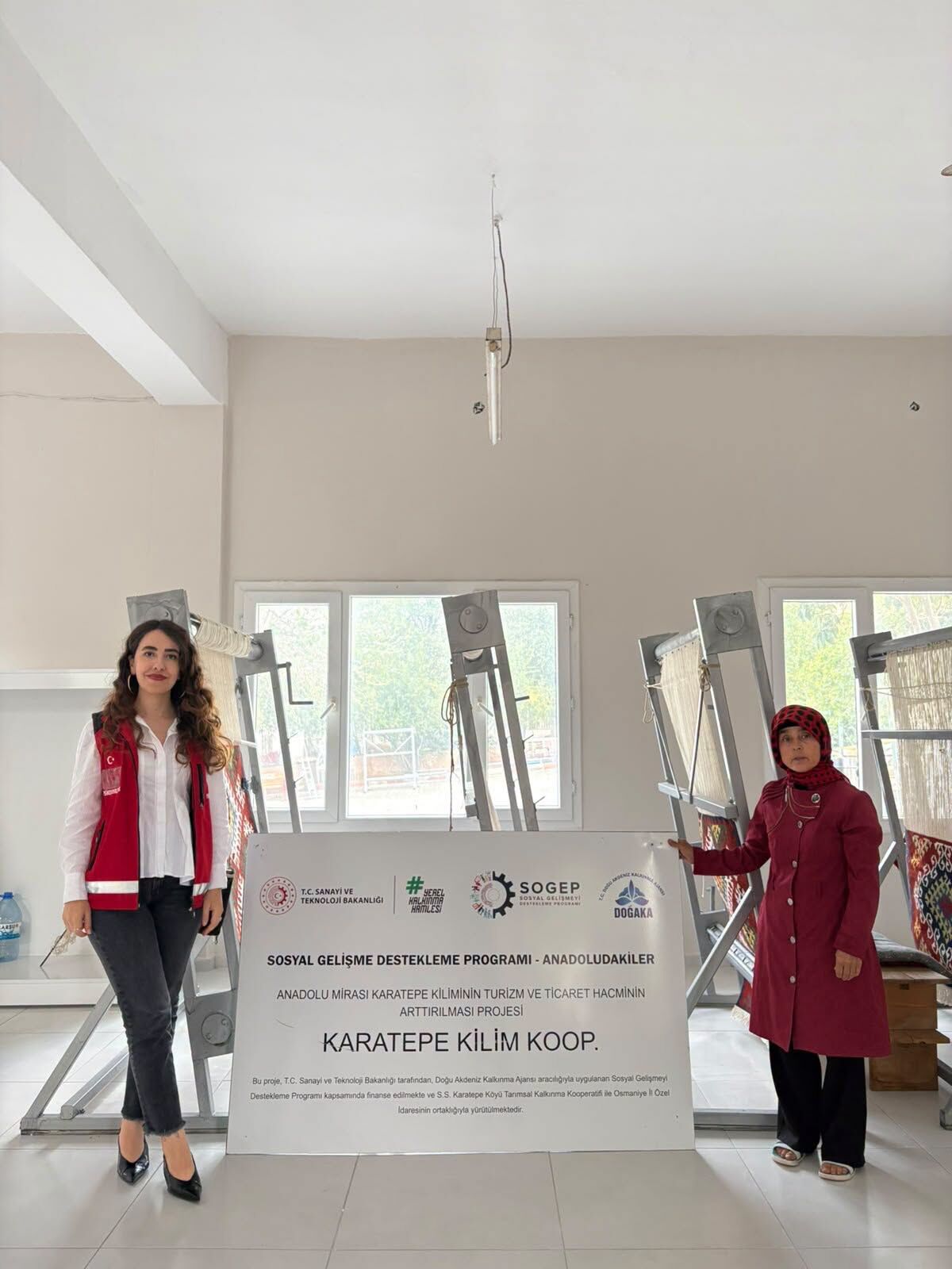 Osmaniye Kadirli’de Karatepe Kilim Kooperatifine Ziyaret2