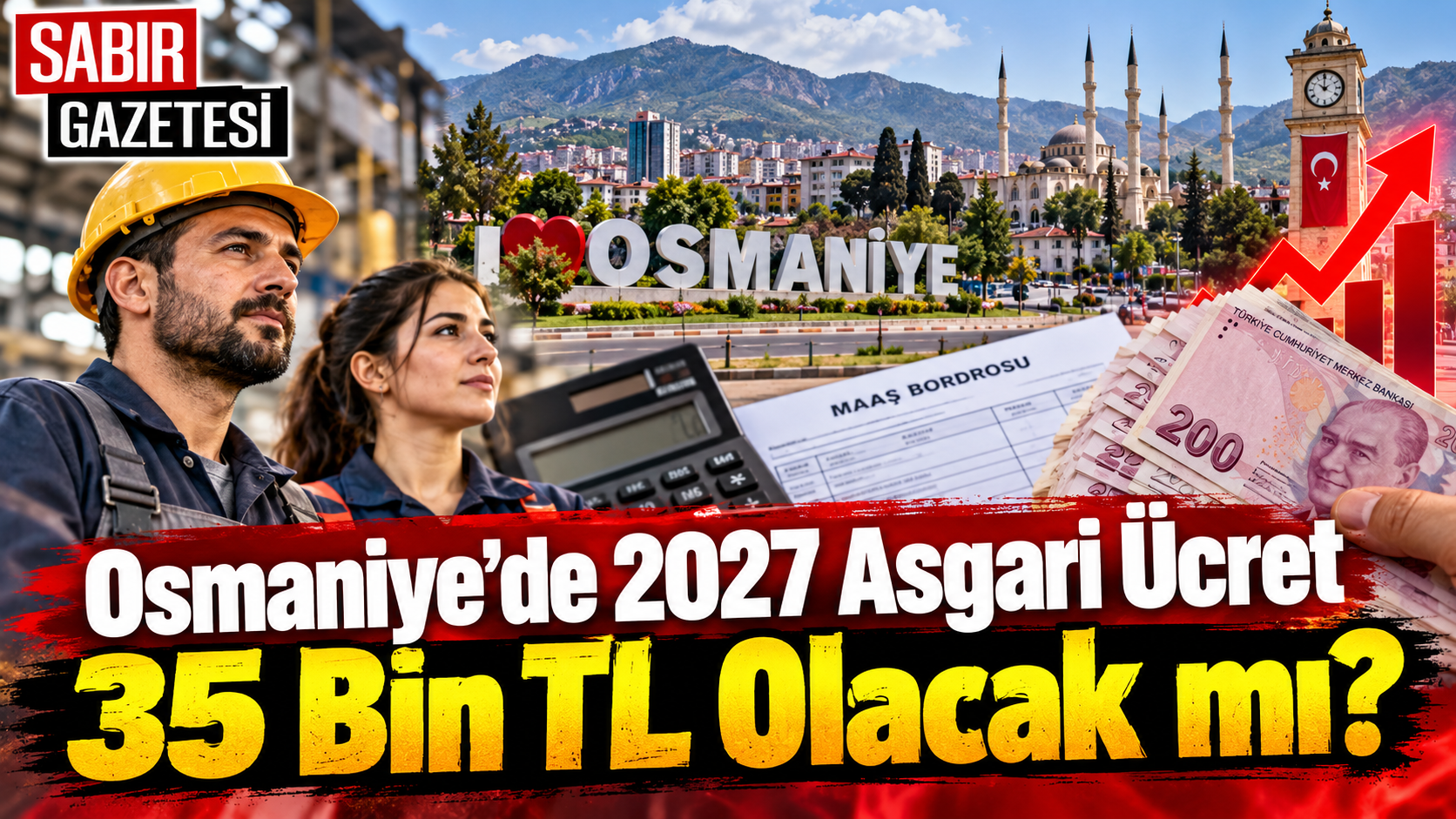 Osmaniye’de 2027 Asgari Ücret 35 Bin TL Olacak mı?