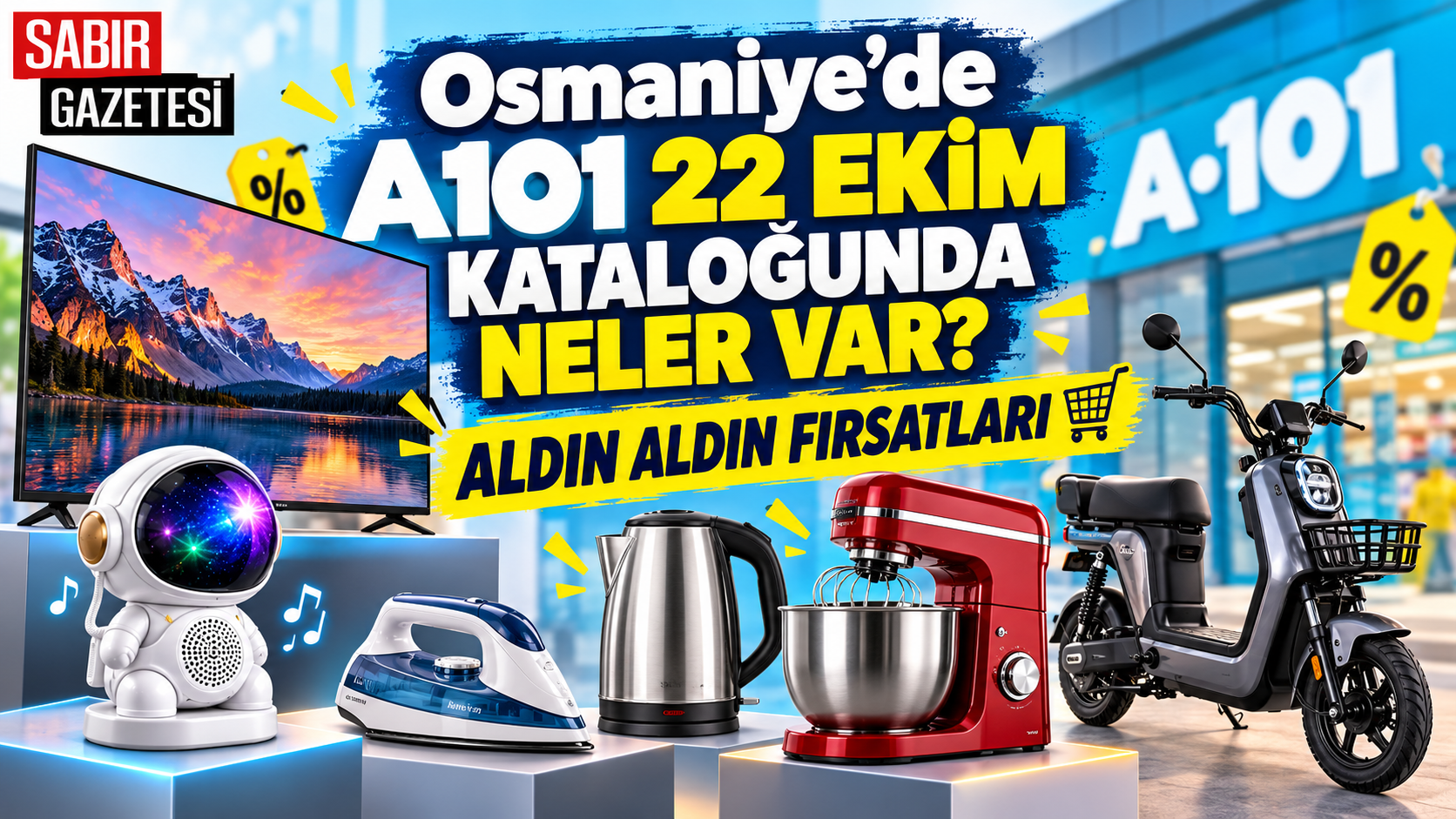 Osmaniye’de A101 22 Ekim Kataloğunda Neler Var?
