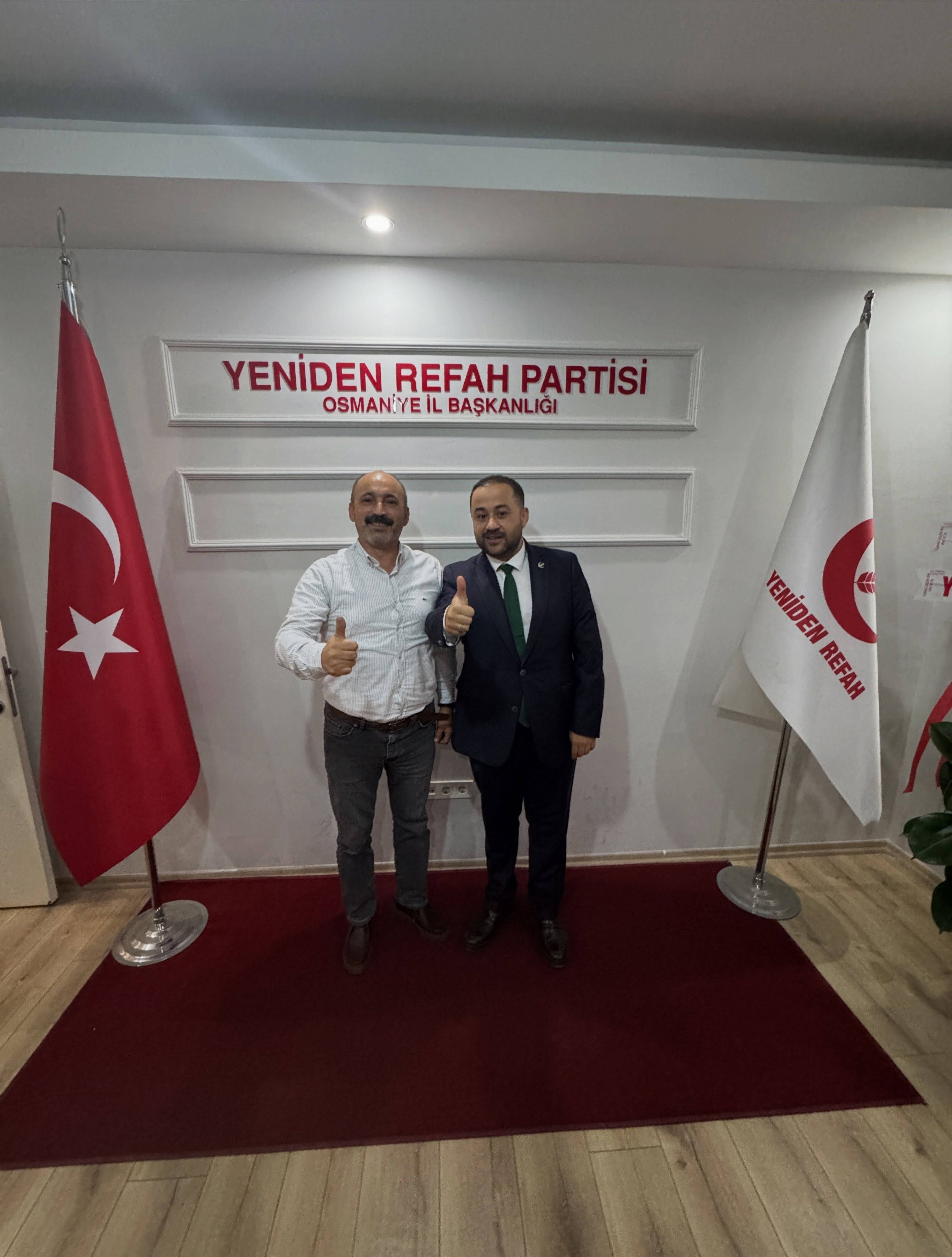 Osmaniye'de Adem Demir Yeniden Refah Partisi'ne Döndü2