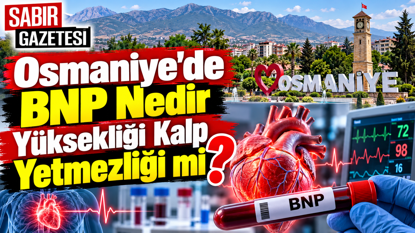 Osmaniye’de BNP Nedir Yüksekliği Kalp Yetmezliği mi?