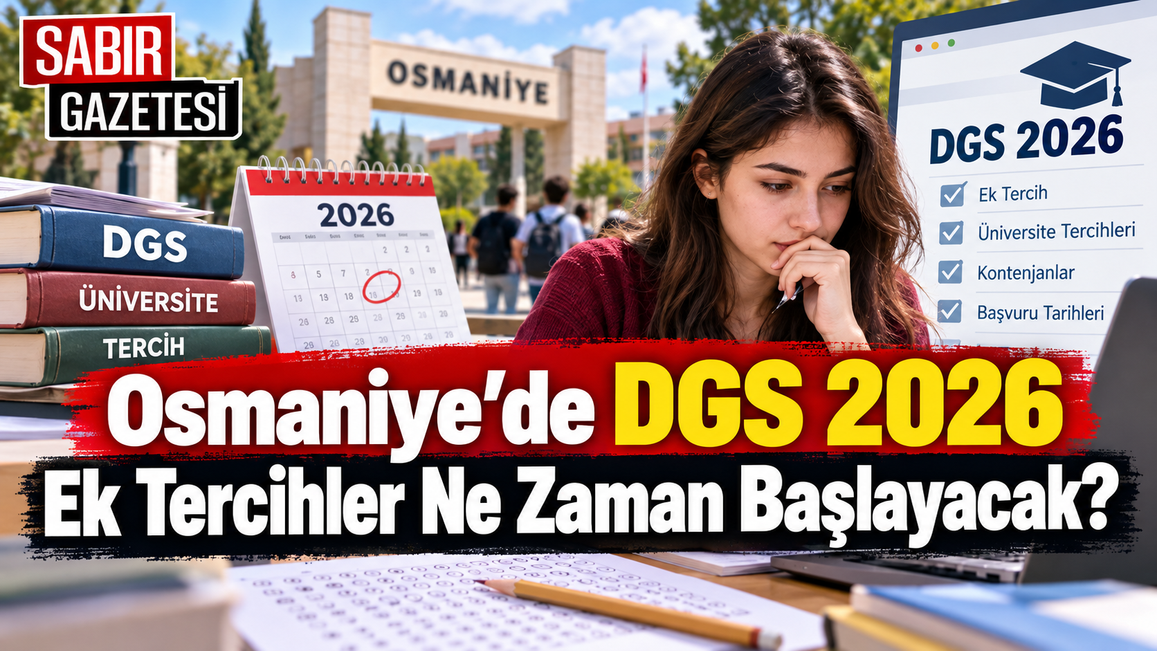 Osmaniye’de DGS 2026 Ek Tercihler Ne Zaman Başlayacak?