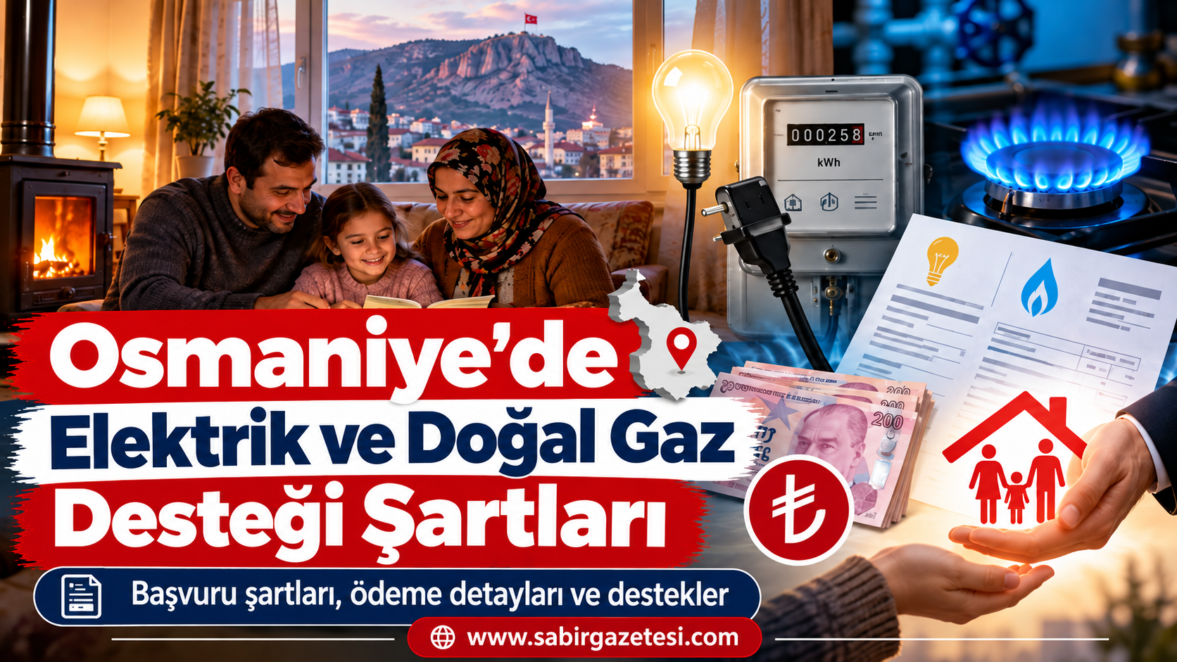 Osmaniye’de Elektrik ve Doğal Gaz Desteği Şartları