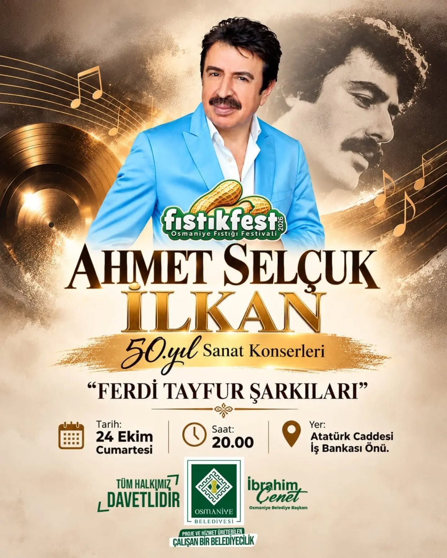 Osmaniye'de Ferdi Tayfur Şarkıları Yankılanacak-1