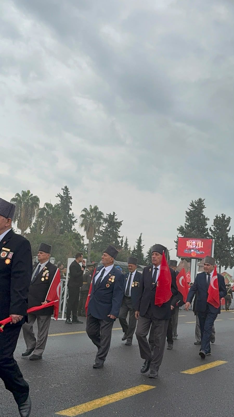 Osmaniye’de Gazilerden Anlamlı Cumhuriyet Yürüyüşü (4)
