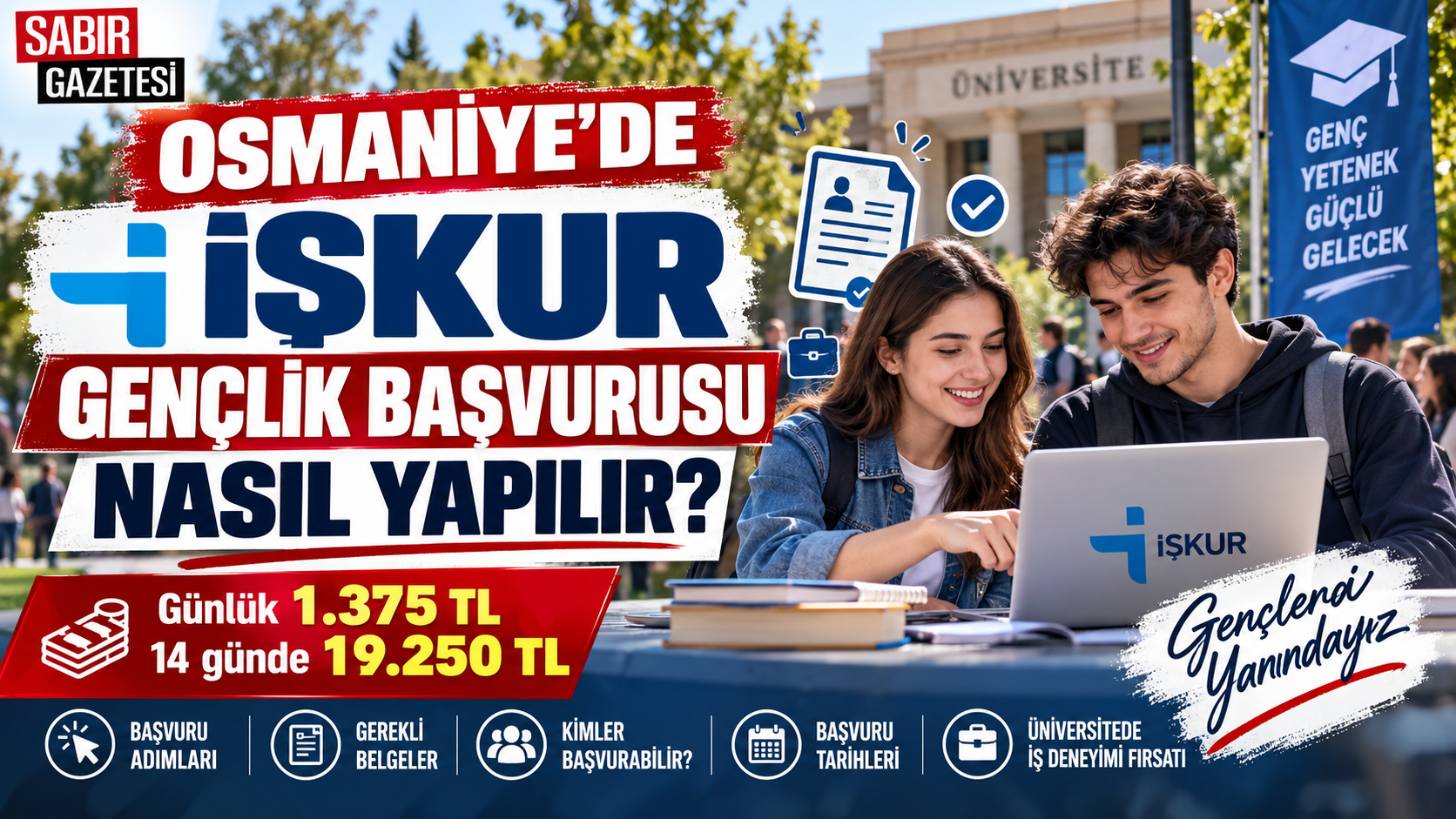 Osmaniye'de İŞKUR Gençlik Başvurusu Nasıl Yapılır?