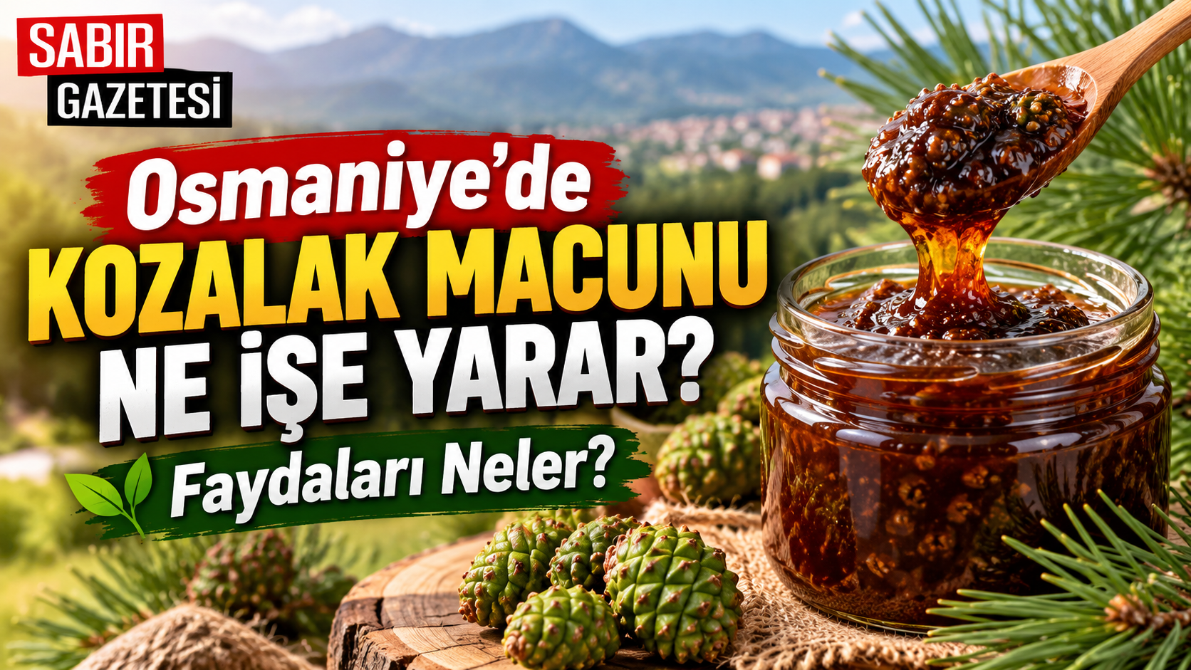 Osmaniye’de Kozalak Macunu Ne İşe Yarar Faydaları Neler?
