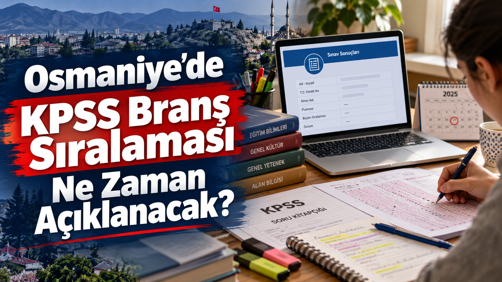Osmaniye’de KPSS Branş Sıralaması Ne Zaman Açıklanacak?