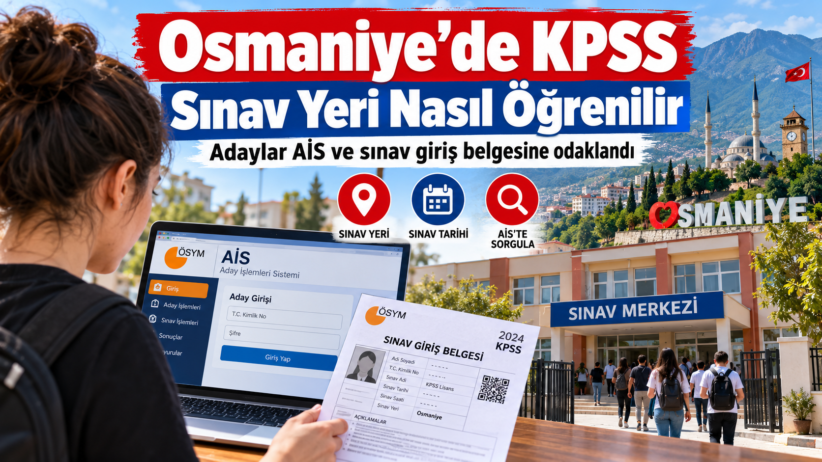 Osmaniye’de KPSS Sınav Yeri Nasıl Öğrenilir