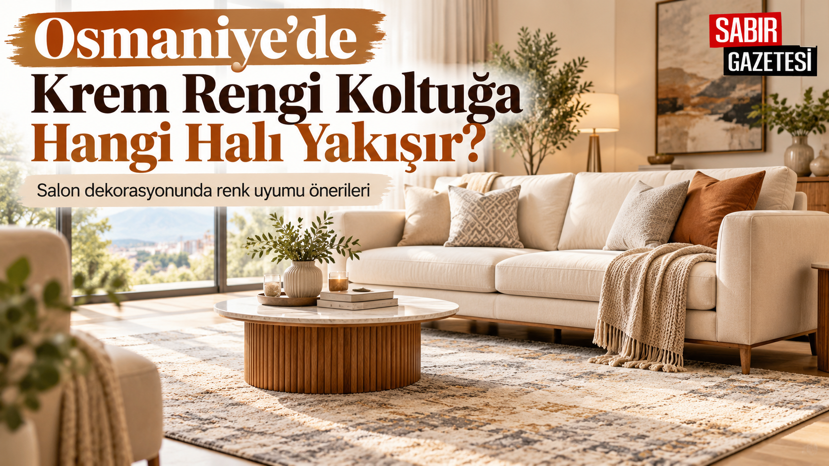 Osmaniye’de Krem Rengi Koltuğa Hangi Halı Yakışır?