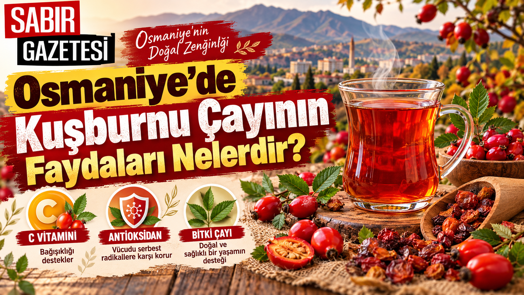 Osmaniye'de Kuşburnu Çayının Faydaları Nelerdir?