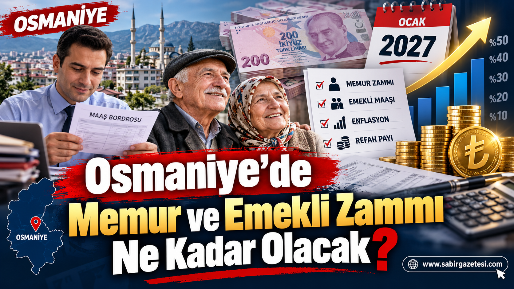 Osmaniye’de Memur ve Emekli Maaşı Ne Kadar Olacak?