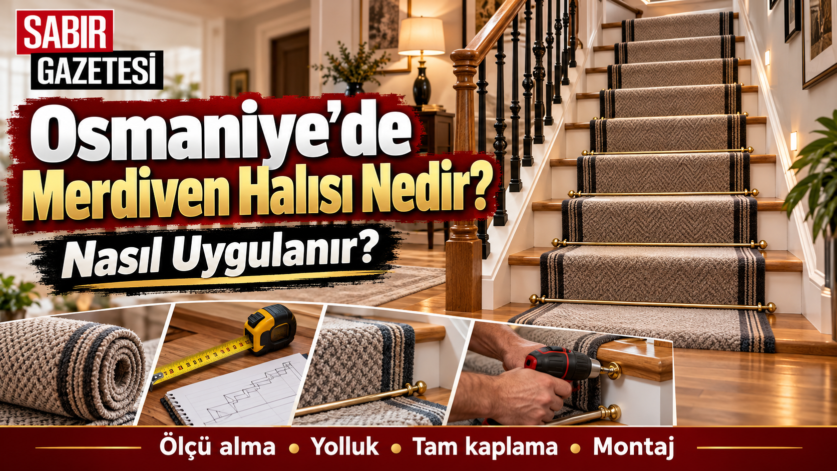 Osmaniye’de Merdiven Halısı Nedir Nasıl Uygulanır?