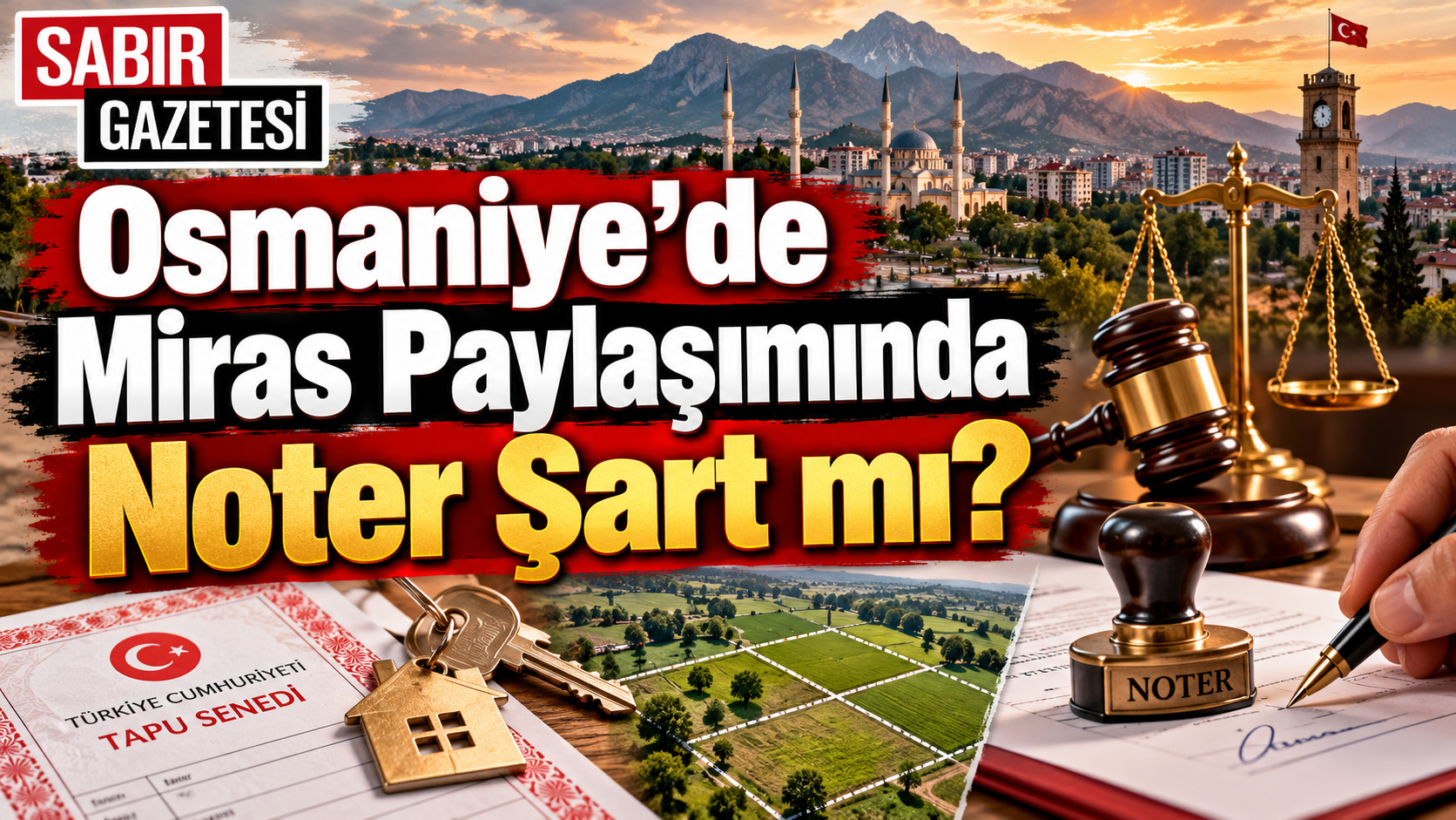 Osmaniye’de Miras Paylaşımında Noter Şart mı?