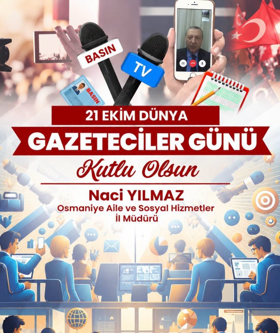 Osmaniye'de Naci Yılmaz'dan Gazeteciler Günü Mesajı