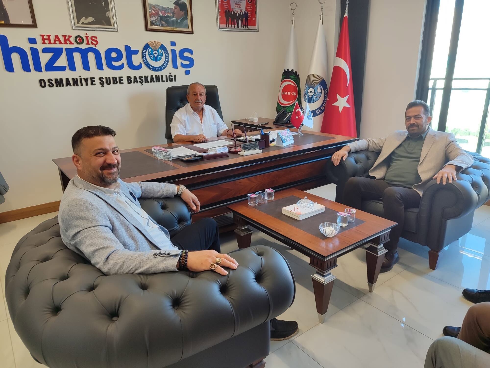 Osmaniye’de Sendika Başkanlarından Hayırlı Olsun Ziyareti